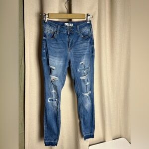 Cello Ripped Skinny Jeans Size 1